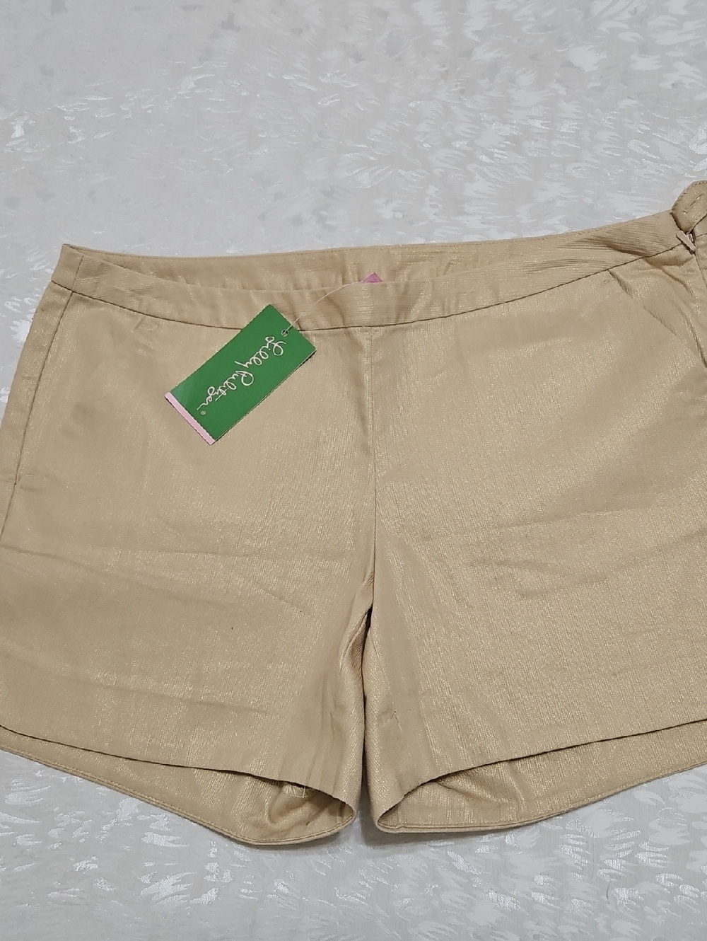 NWT Lilly Pulitzer Tan High-Waist Women's Shorts